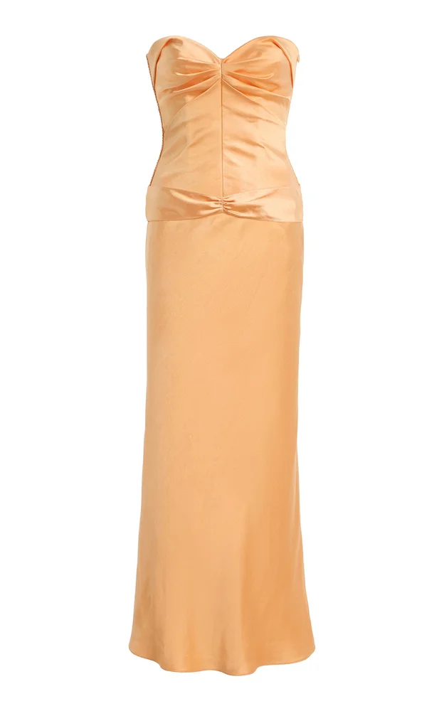 Diana Satin Midi Dress