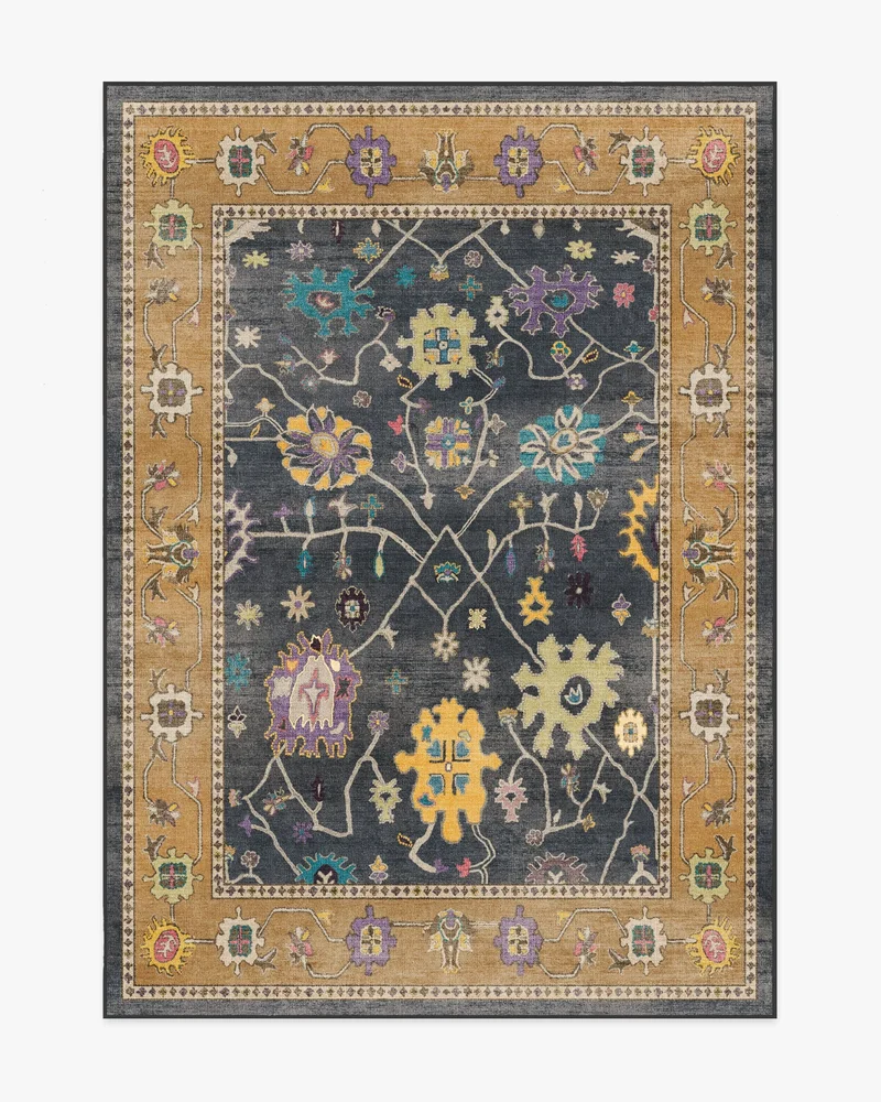 Jemima Vintage Ink Multicolour Rug