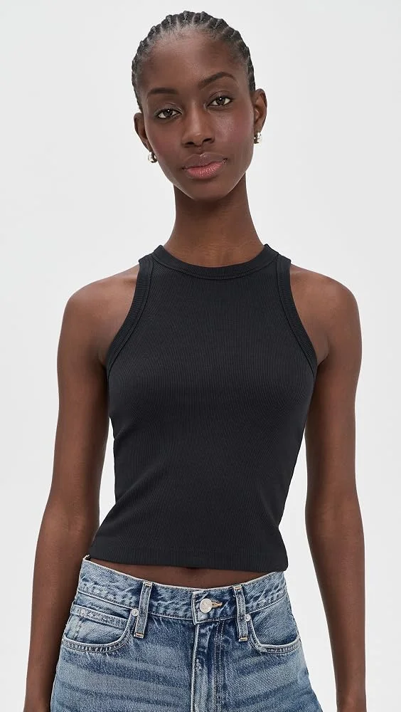 Lexi Rib Sun In Crop Tank