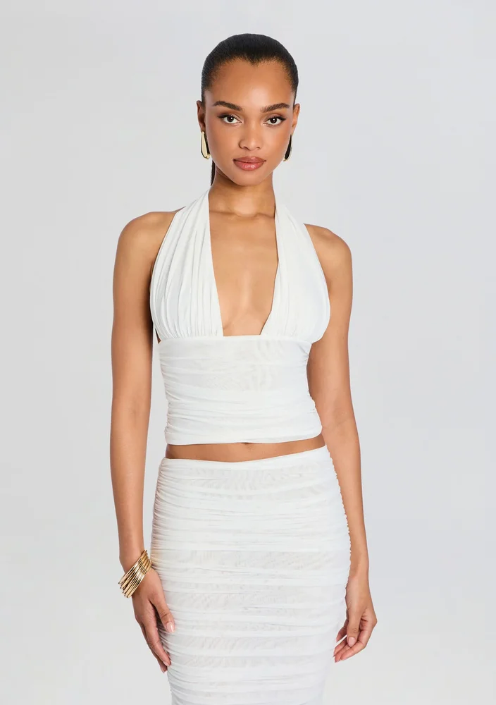 Bimini Mesh Halter Top