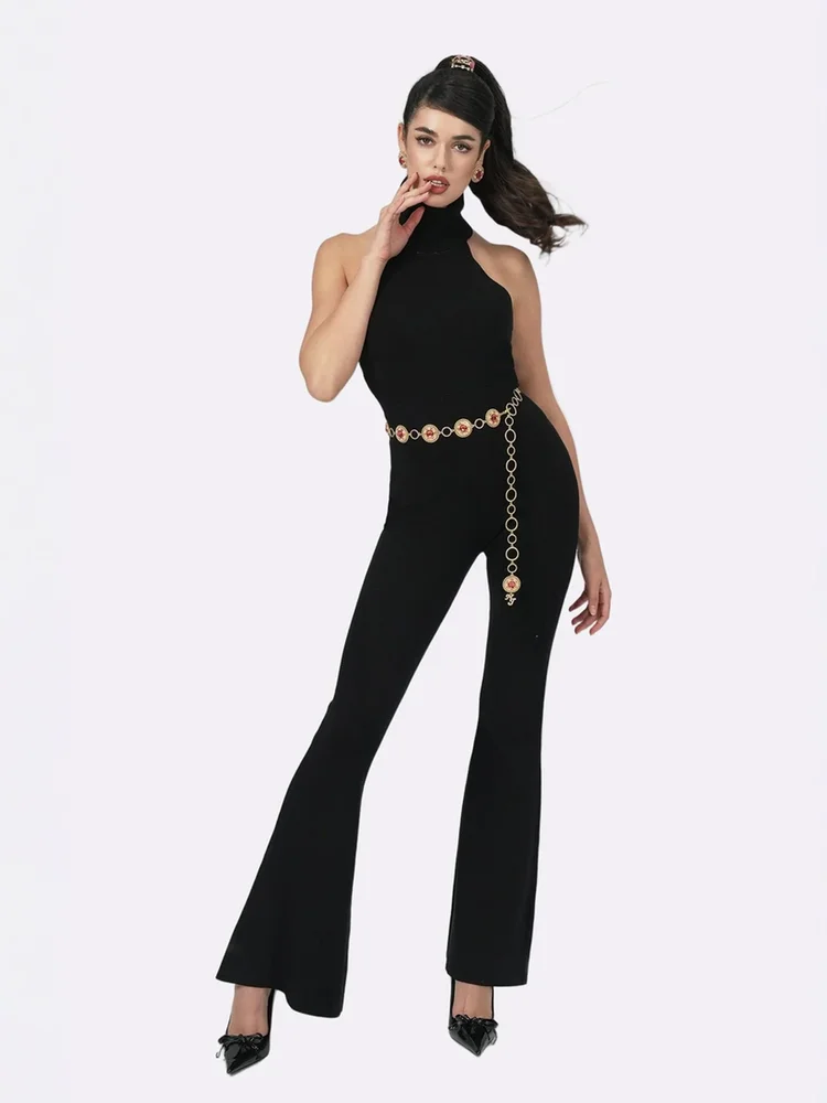 Gwen Jumpsuit (Black) (Final Sale)