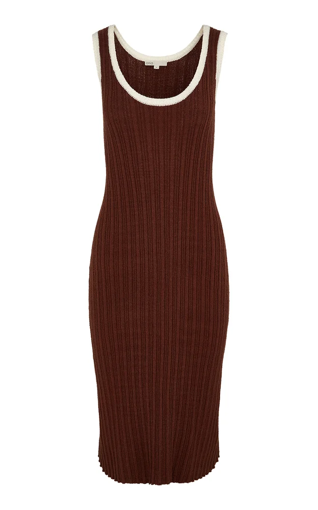 Tank Cotton Boucle Midi Dress