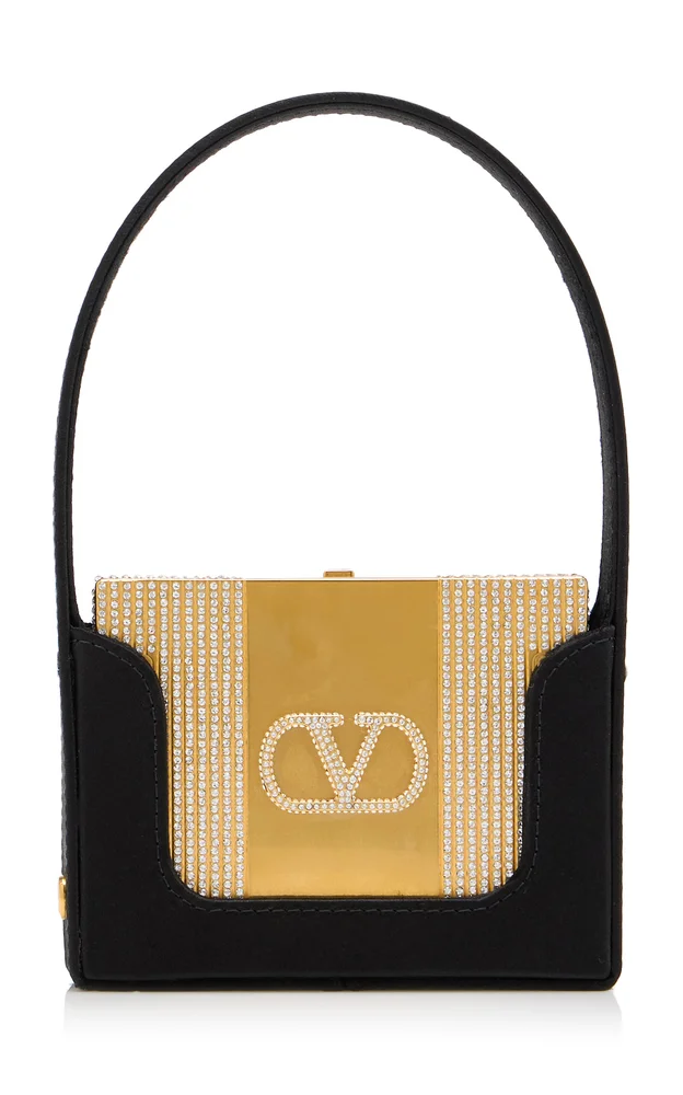 Minaudiere Mini Crystal-Embellished Bag