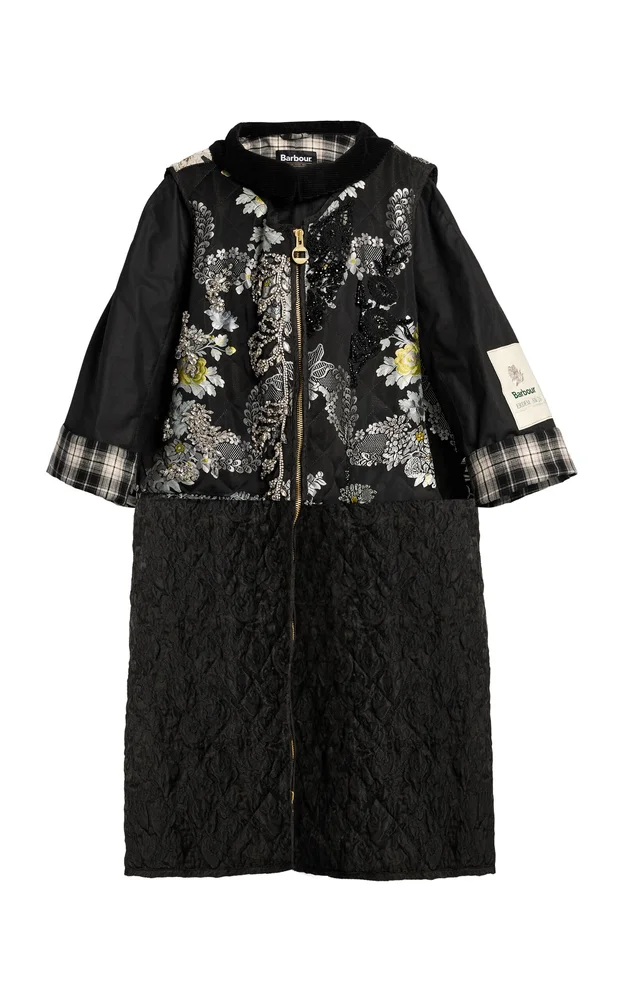 x Barbour Cotton Jacquard Coat