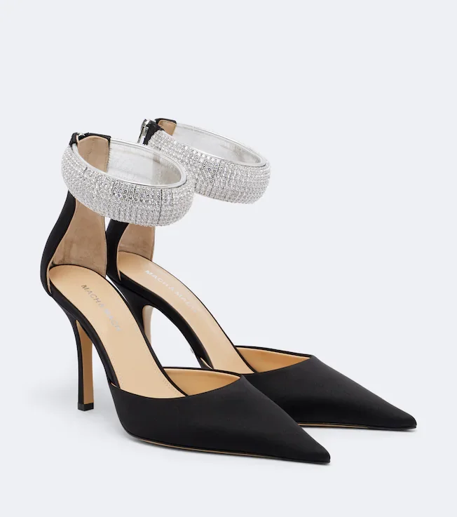 She's A Lady embellished satin pumps
