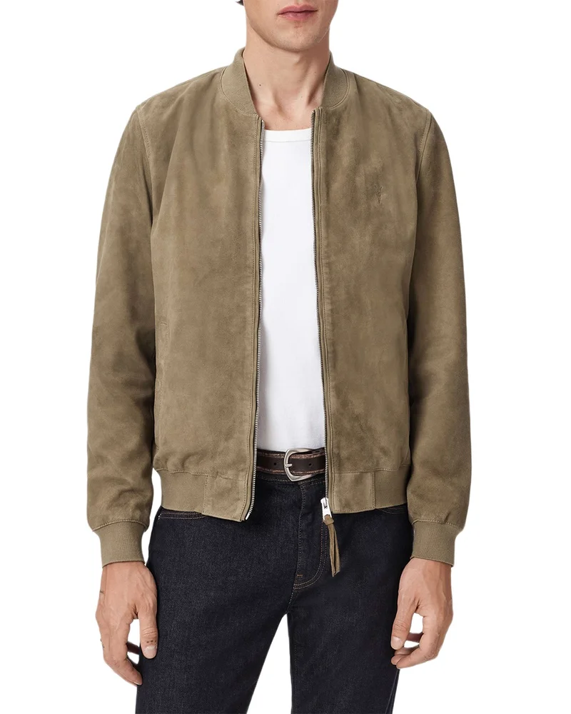 Morten Suede Bomber Jacket