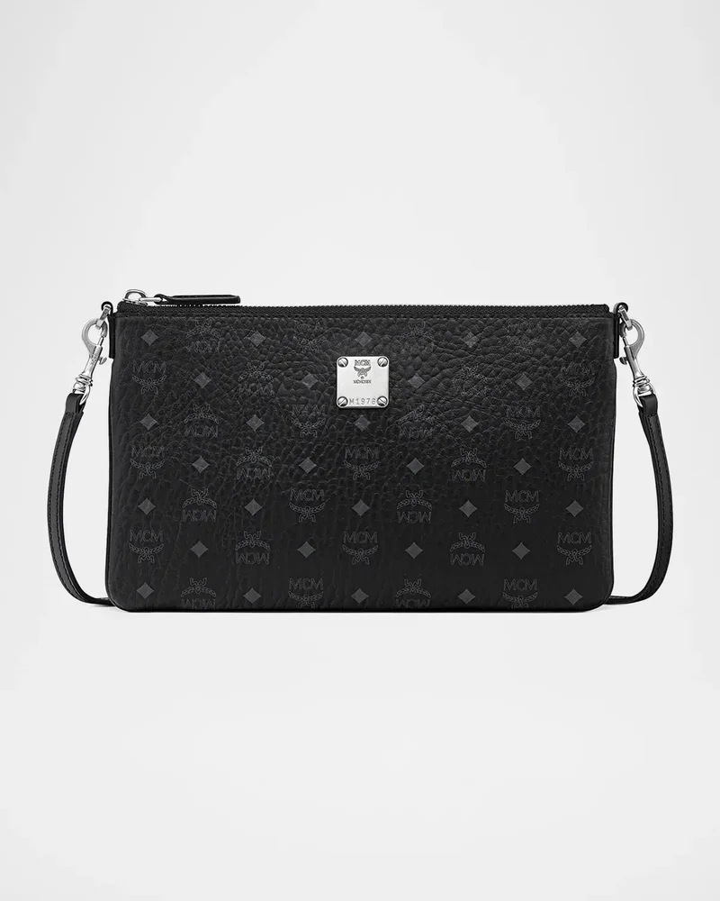 Mini Aren Visetos Flat Crossbody Pouch