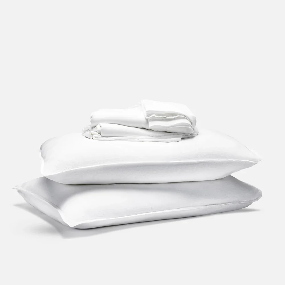 Washed European Linen Core Sheet Set