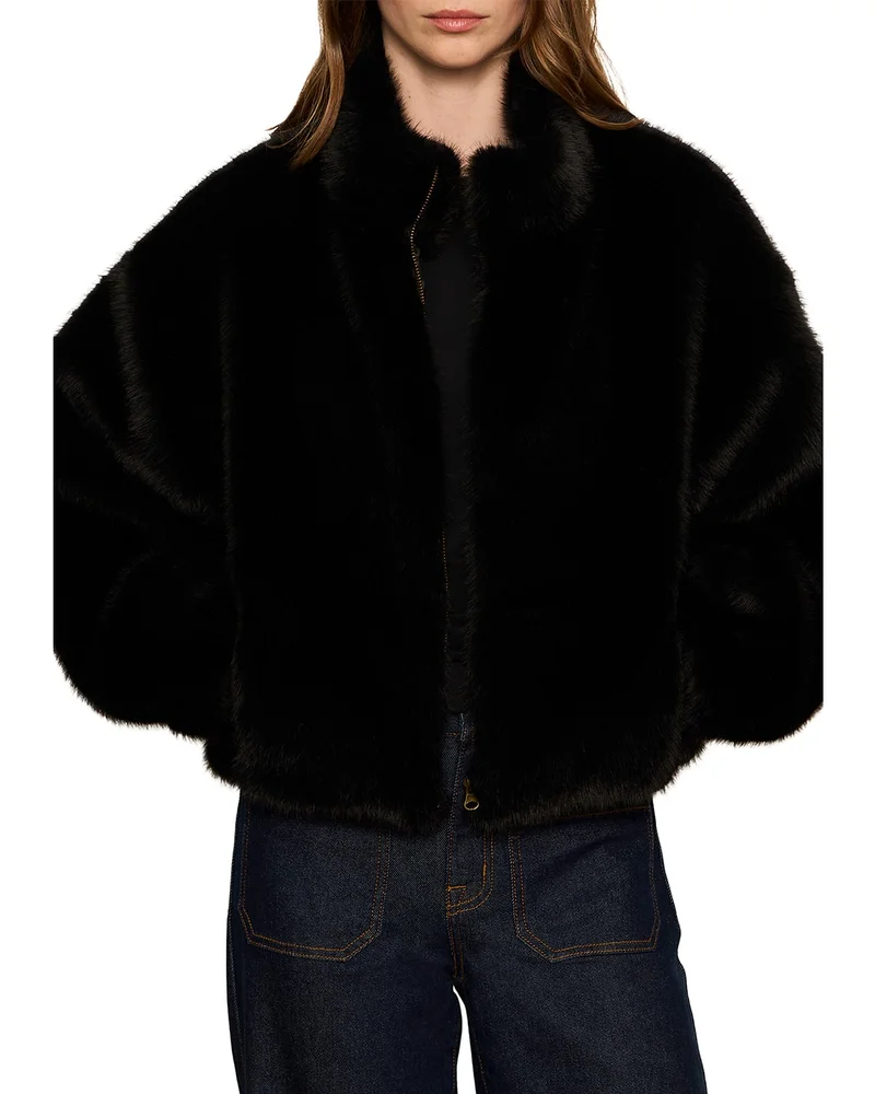 Everest Faux Fur Bomber Jacket
