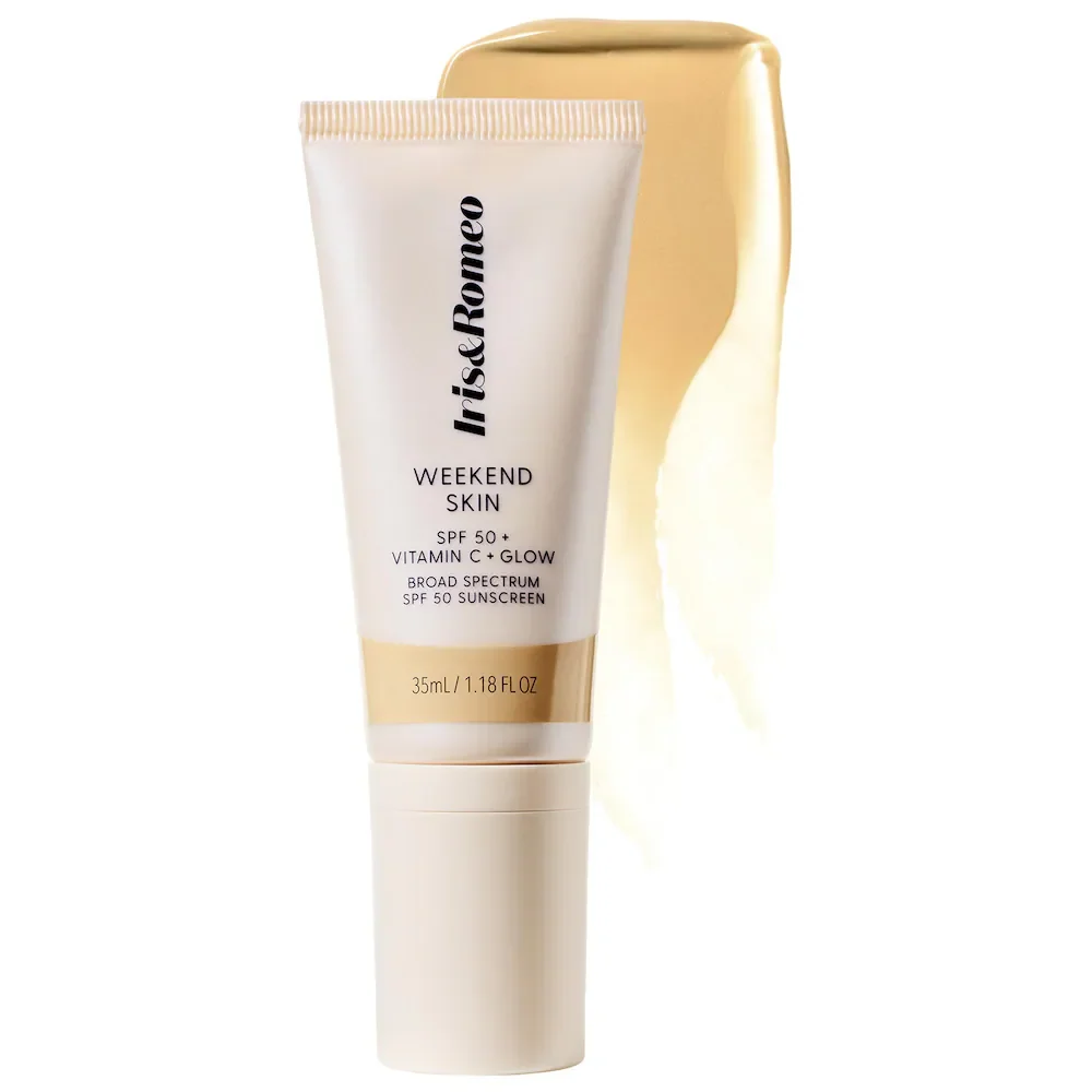 Weekend Skin SPF 50 Natural Glow Tinted Sunscreen with Vitamin C + Niacinamide in Universal Glow