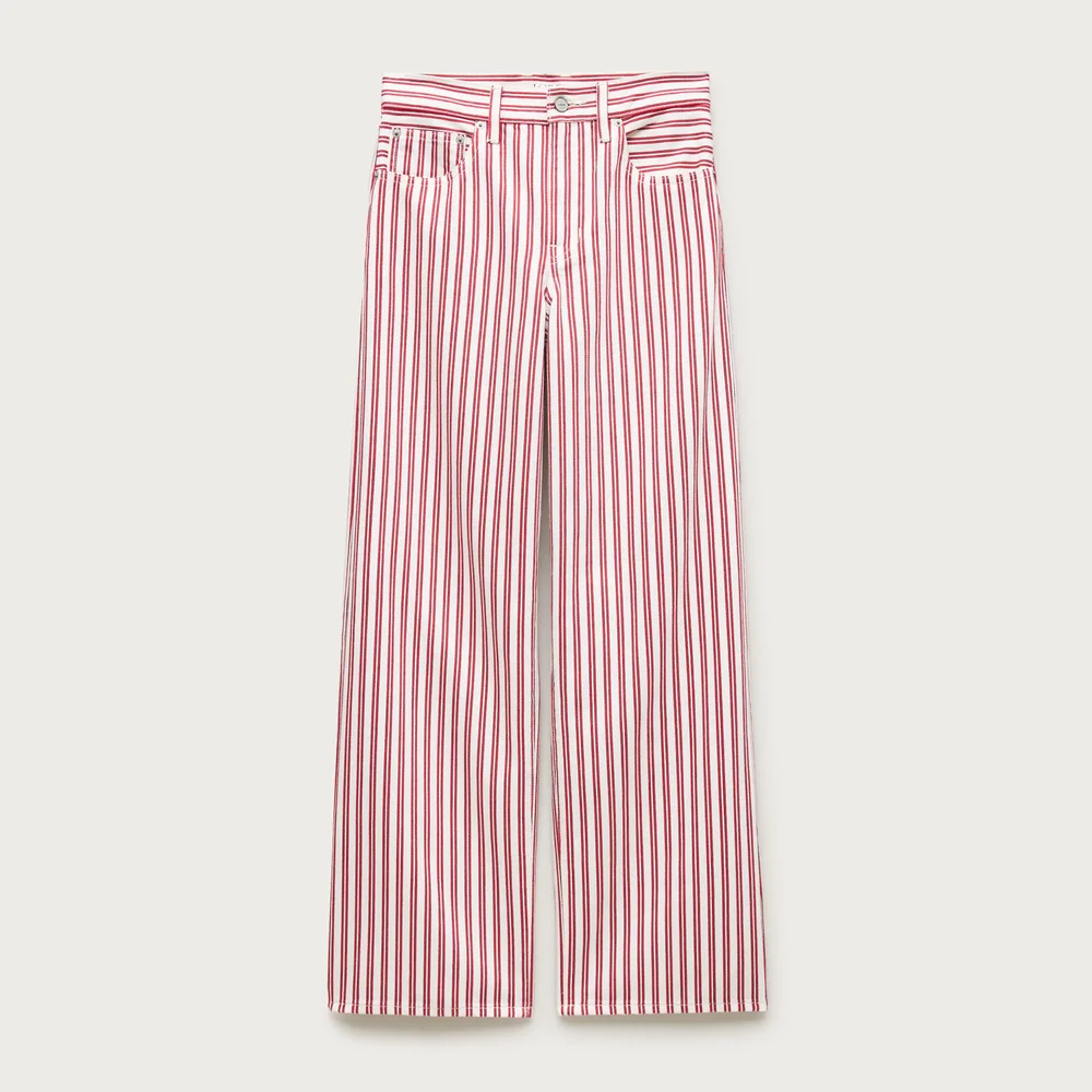Everyday wide-leg ankle jean in semi-stretch