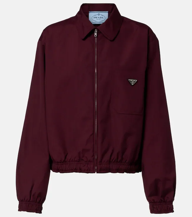 Logo blouson jacket