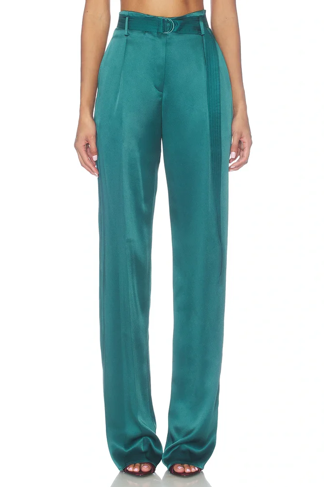 Satin Belted Pant