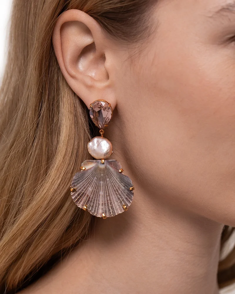 Moray Shell Statement Earrings
