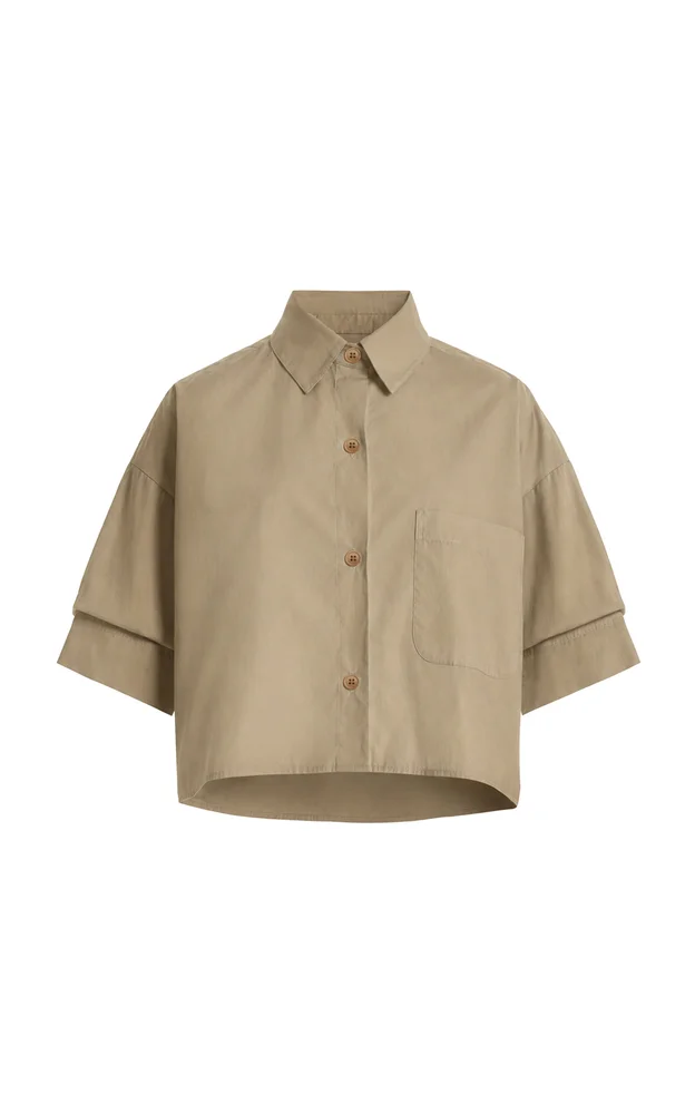 Next Ex Cropped Cotton Shirt