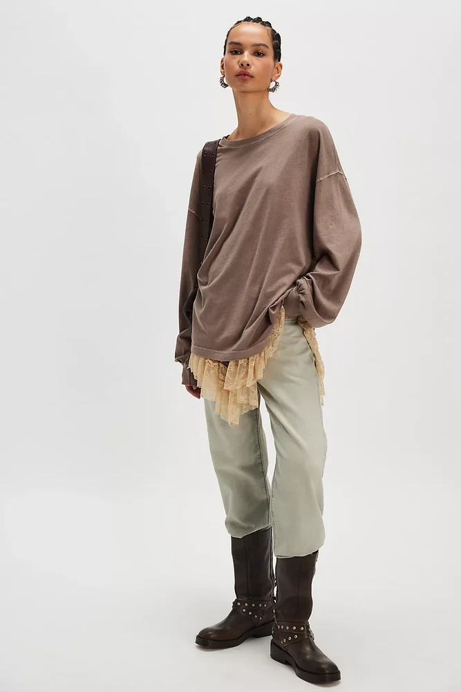 We The Free Perfect Oversized Long Sleeve Top