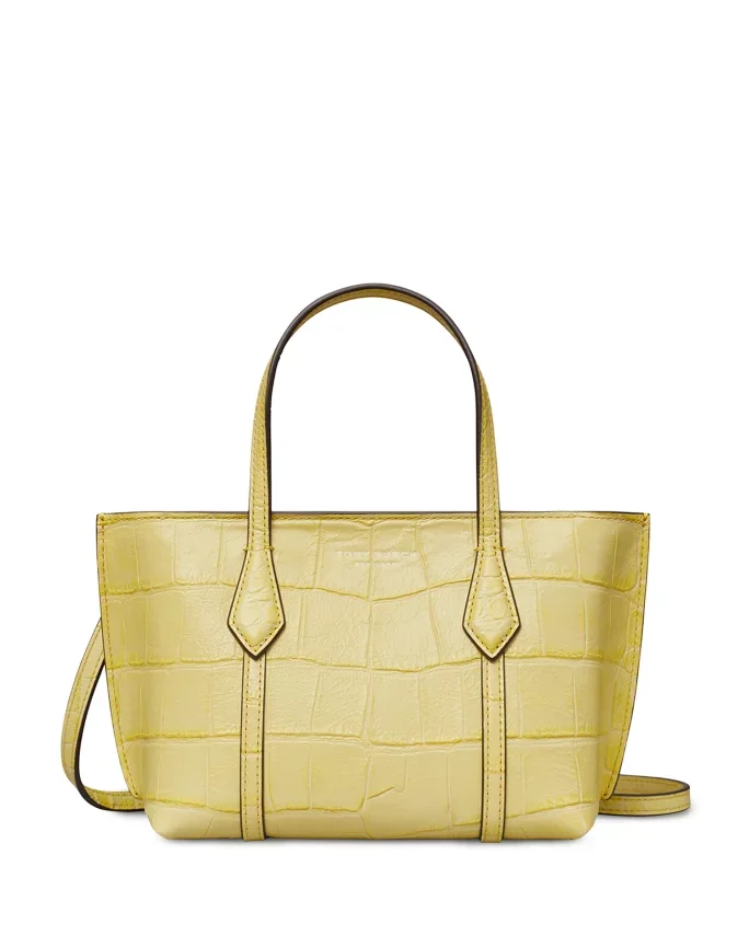Perry Mini Croc Embossed Leather Crossbody