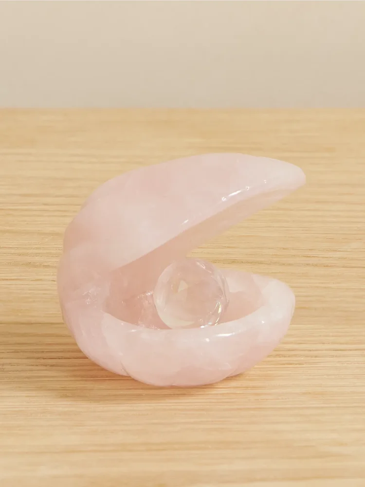 Quartz jewelry dish