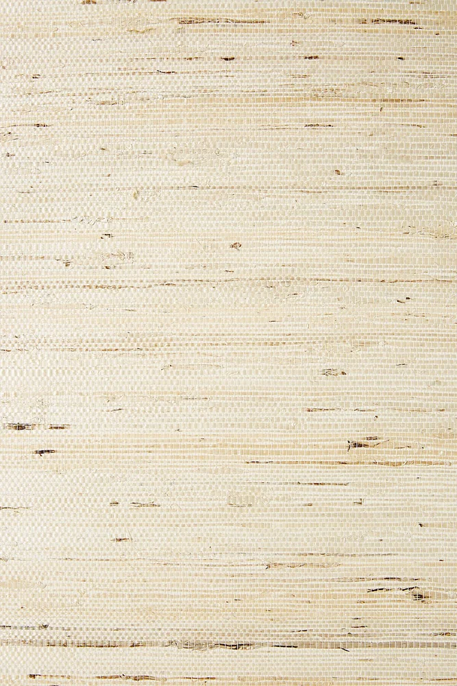 Tomur Beige Grasscloth Textured Wallpaper