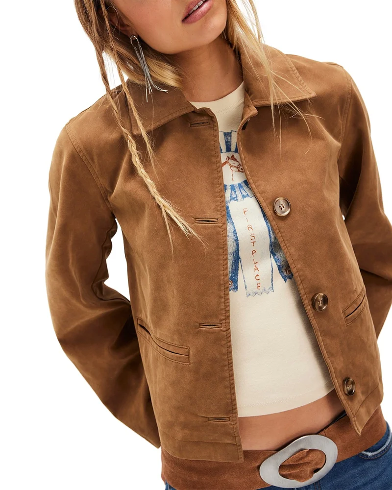 Hera Faux Leather Jacket
