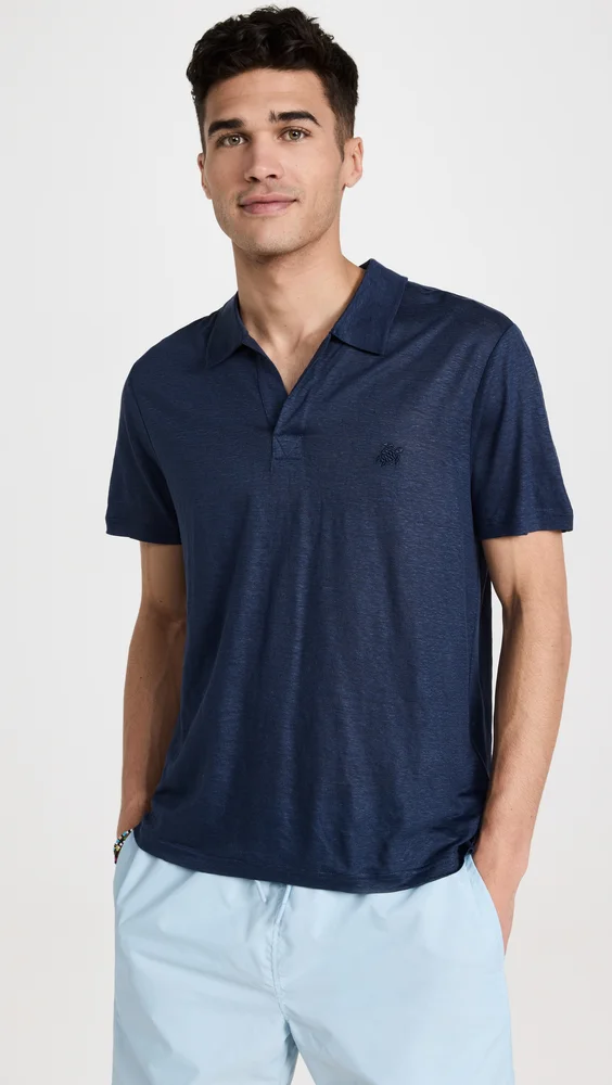 Linen Pyramid Polo Shirt