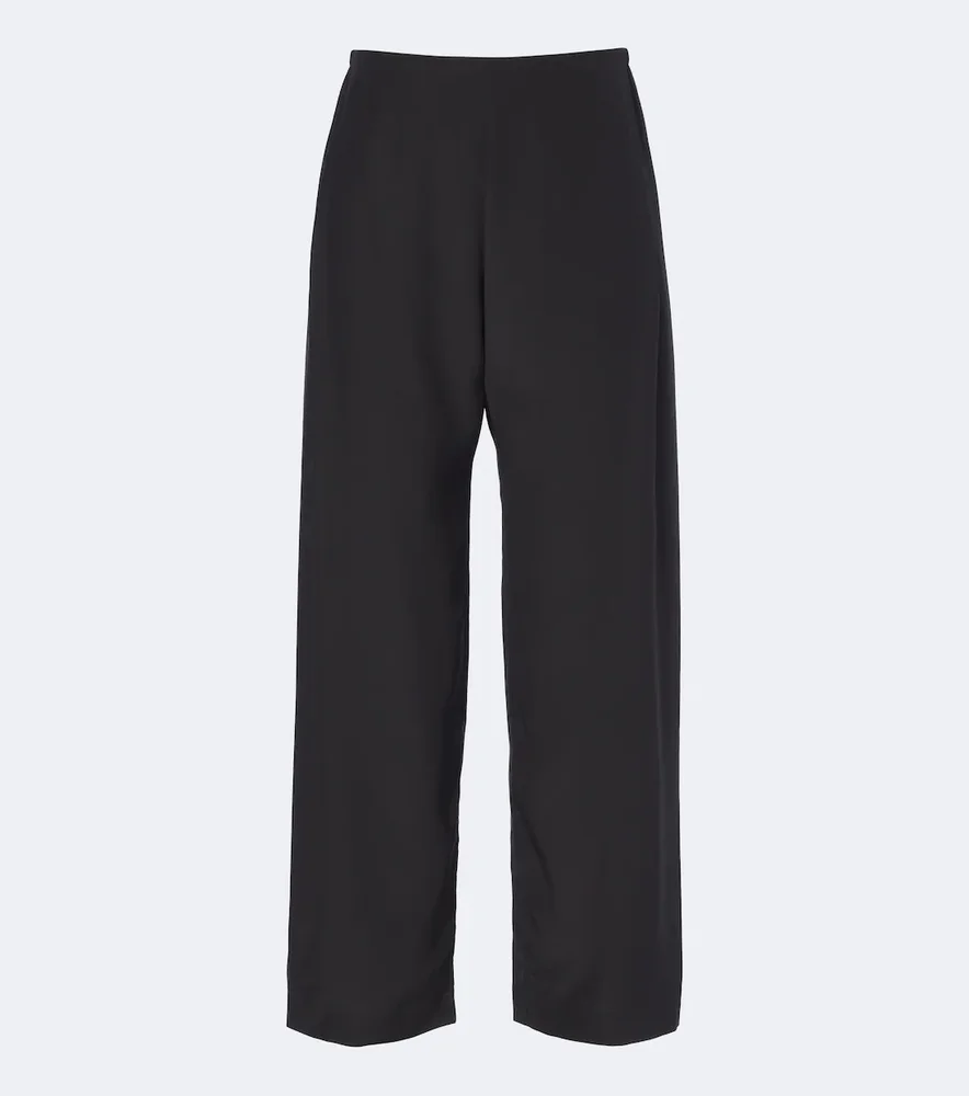 Jaine silk wide-leg pants