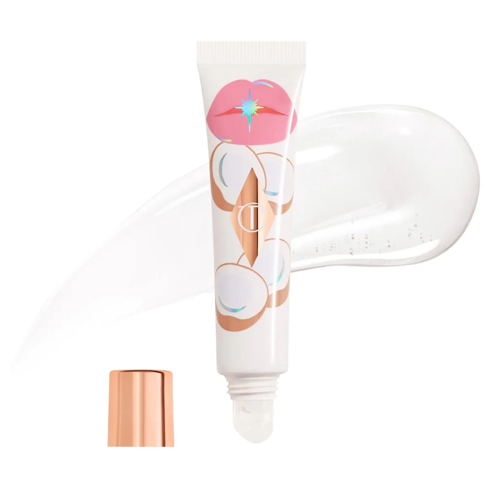 Unreal Lips Healthy Glow Nectar Nourishing Lip Oil with Hyaluronic Acid and Vitamin E in Juicylicious Coconut Water