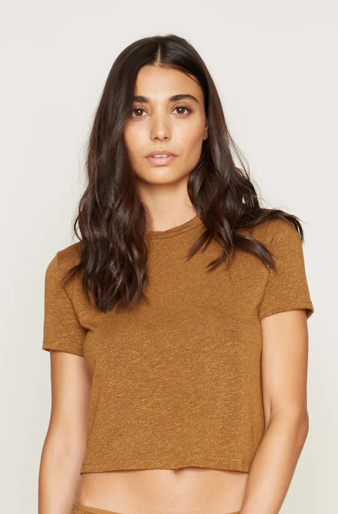 So Fine Short Sleeve Crop