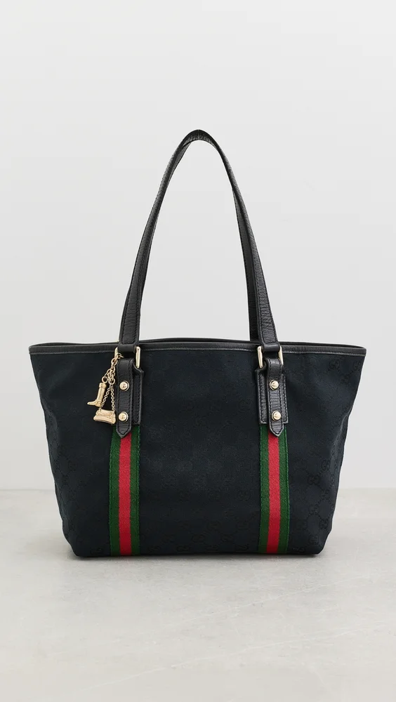Gucci Black Canvas Jolicoeur Tote