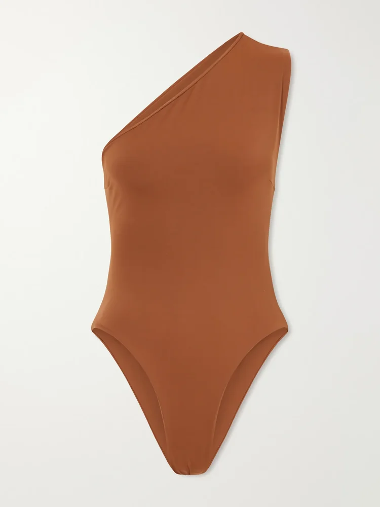 Luisa one-shoulder asymmetric swimsuit