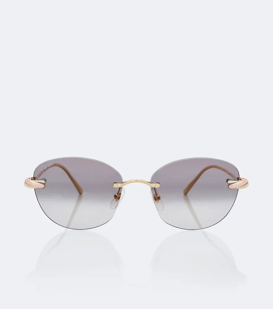 Trinity De Cartier Round Sunglasses