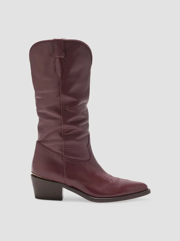 Courtney 55MM Slouch Cowboy Boots