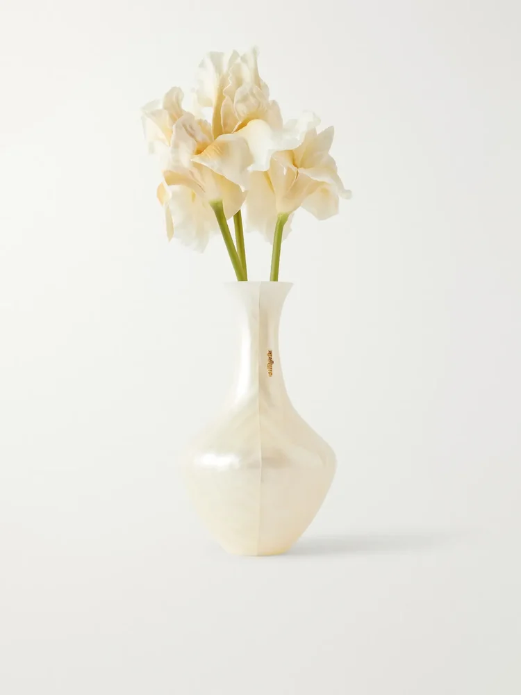 Junos marble-effect clutch