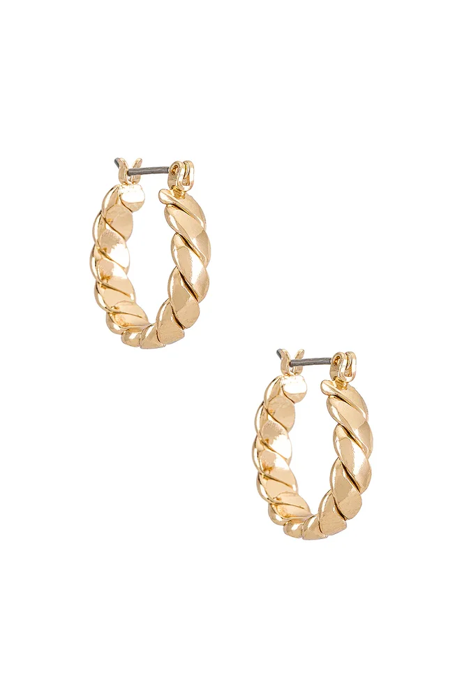Twist Hoop Earrings