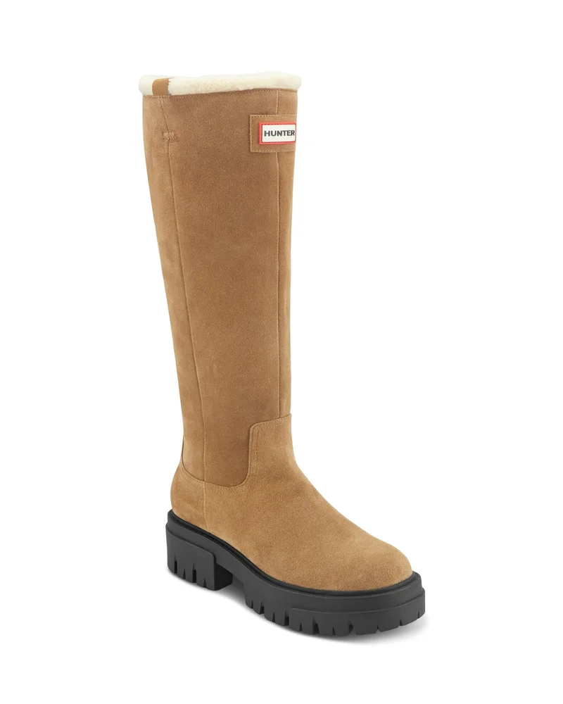 Gianias Suede Waterproof Knee High Boots
