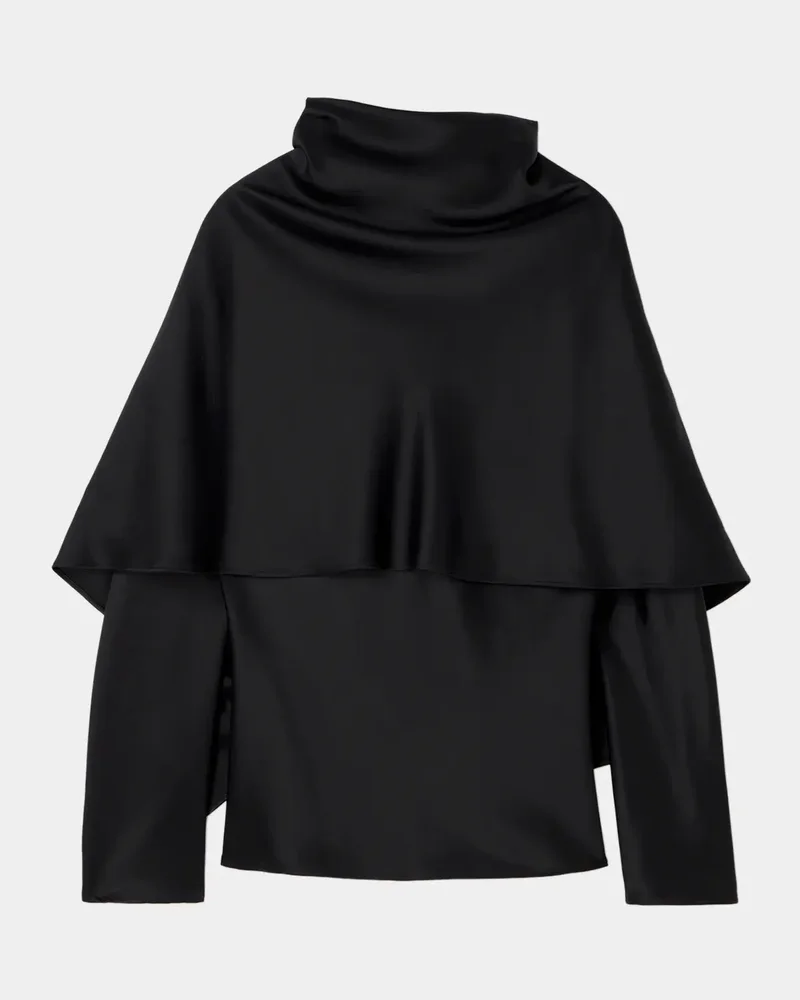 Satin Cape Top