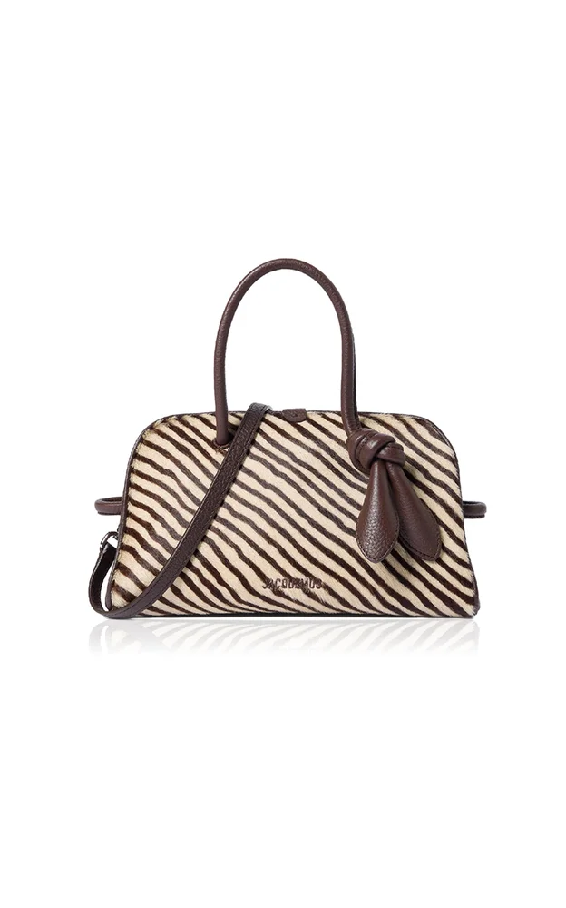 Turismo Small Zebra Pony Hair Bag