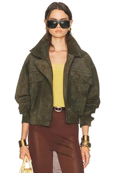 Suede Bomber