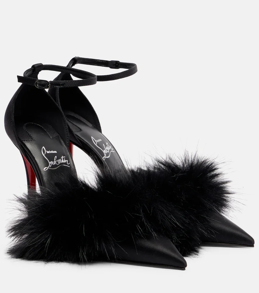 Zanzee 100 crêpe satin pumps