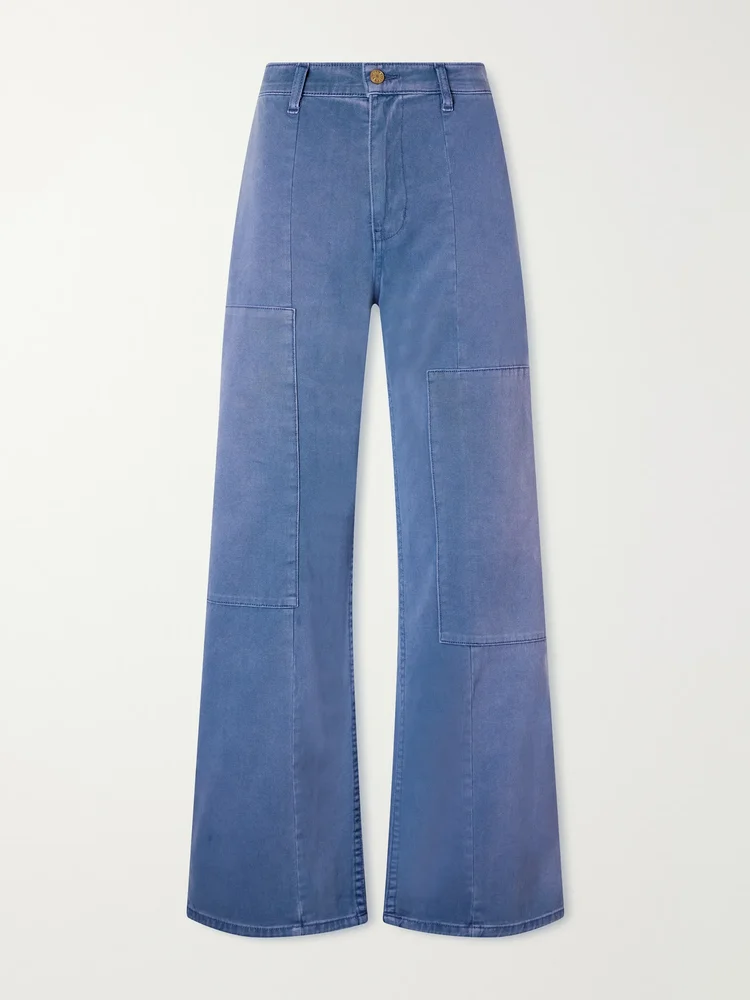 Painter mid-rise straight-leg jeans