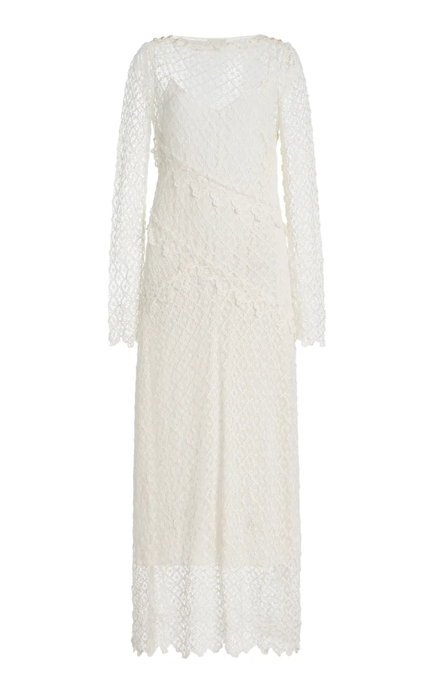 Lisia Cotton Lace Maxi Dress