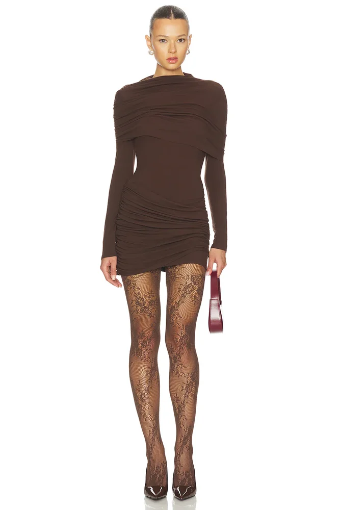 Lior Draped Mini Dress