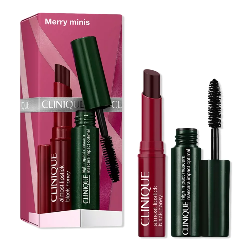 2 Piece Merry Minis Bestselling Mascara and Black Honey Lipstick Gift Set