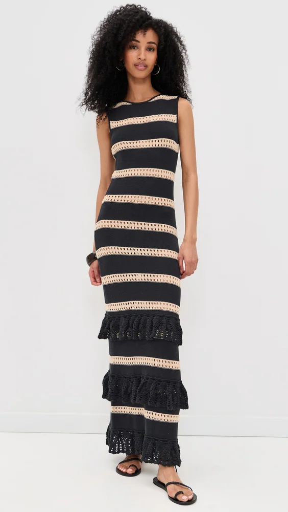 Ana Ruffle Tiered Dress