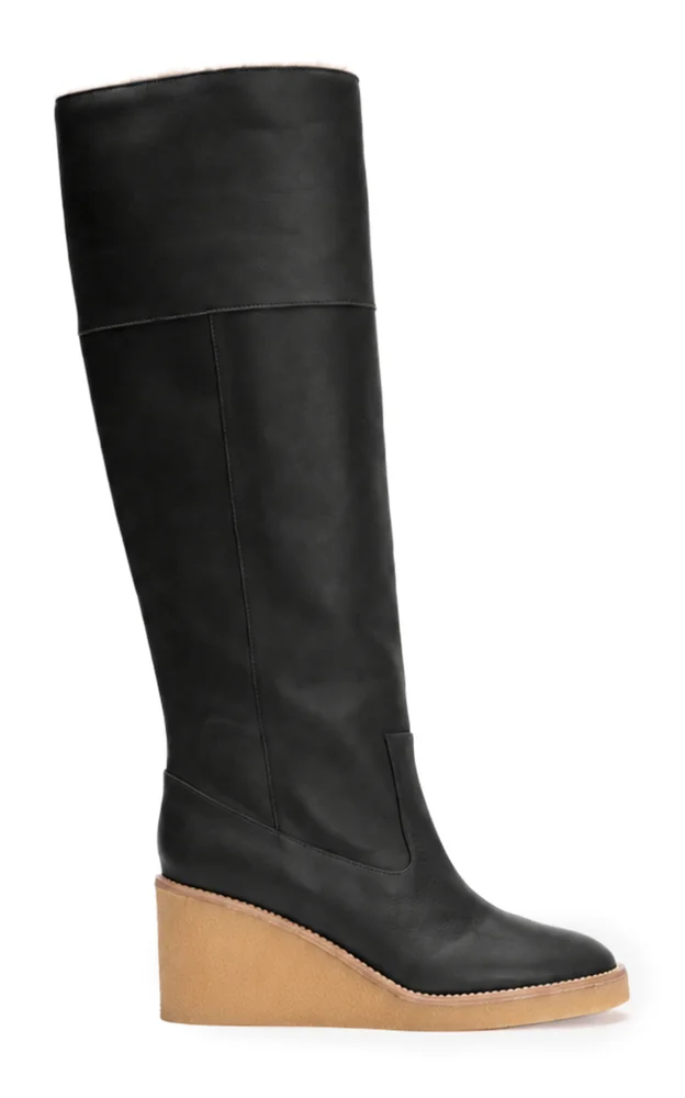 Alma Shearling Knee Boots