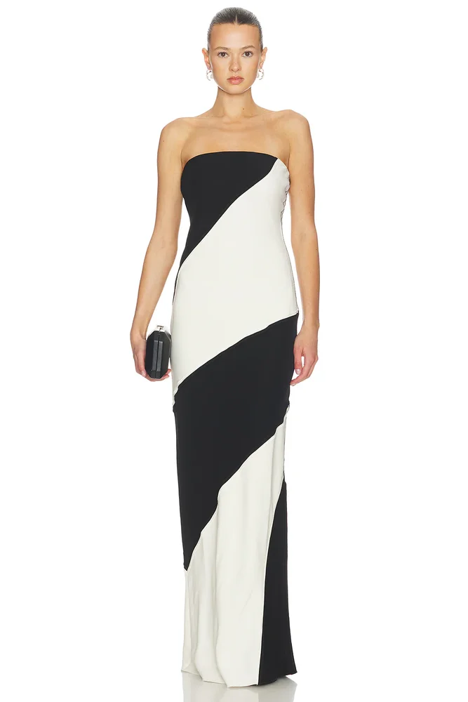 Margin Tube Dress