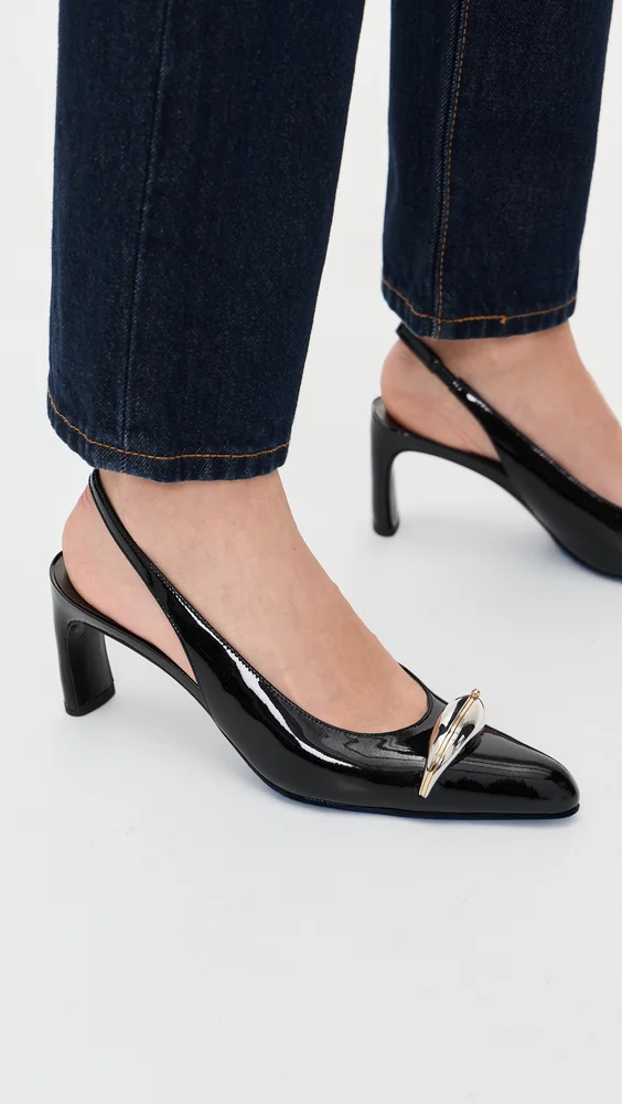 Pierced Slingbacks 65mm