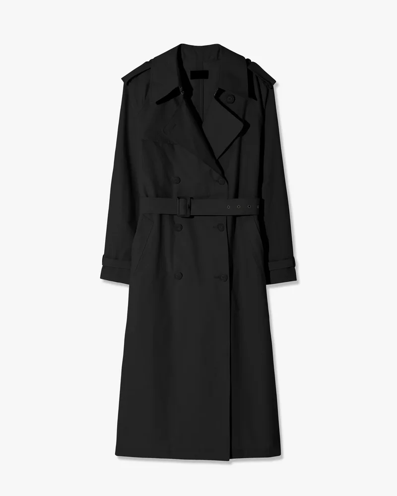 Tanner Trench Coat in Black