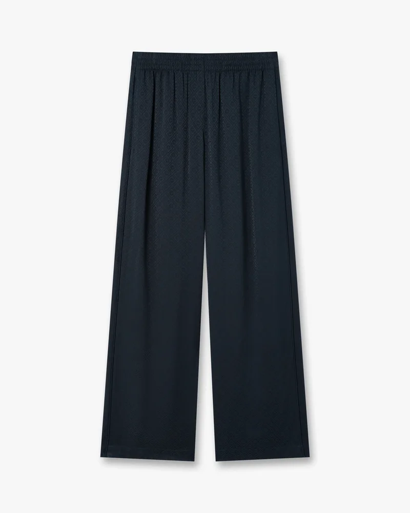 Navy Monogram Trousers