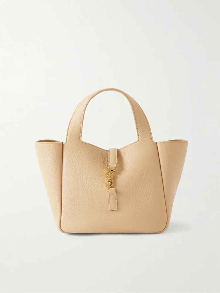 Le 5 à 7 Bea mini textured-leather tote